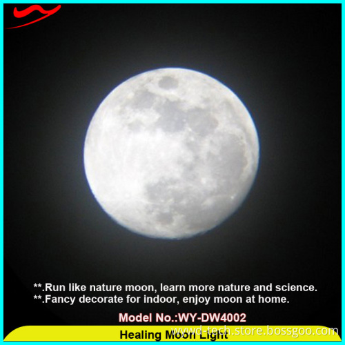 Healing moon lamp / wall mount fancy small battery powered led moon lamp